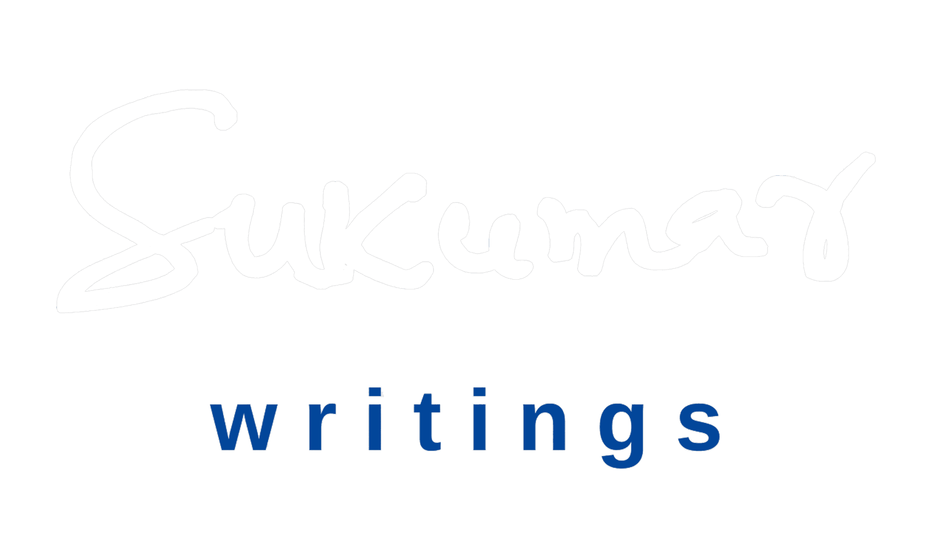 Sukumar Writings